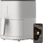 Airfryer – MasterPRO Rocket 500 – Freidora de Aire sin Aceite – Color Blanco – Capacidad de 5 L – Potencia de 1500 W – Pantalla LED Táctil – Cesta Antiadherente -Temperatura Regulable 80-200ºC