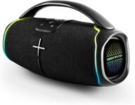 Altavoz Bluetooth Energy Sistem Hyperbeat (Bluetooth 5.3, True Wireless Stereo, Graves Profundos, Batería 15h, IPX6, Luces LED, Asistente de Voz)