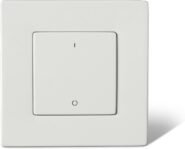 Amazon Basics Interruptor inteligente, interruptor de 2 vías, funciona con Alexa, necesita cable neutro, no necesita concentrador, bidireccional, 8 x 8 x 3,5 cm, blanco, paquete de 1