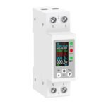 BSEED Medidor de Potencia WiFi para Cuadro Eléctrico – Medidor de Consumo Inteligente con Pantalla LCD, Monitoreo en Tiempo Real de Voltaje, Corriente y Potencia, Compatible con Alexa/Tuya