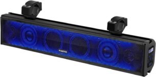 Barra de sonido UTV, barra de sonido ATV de 26 pulgadas, sincronización de música, luces multicolores, barra de sonido SXS, barra de sonido impermeable para carrito de golf Bluetooth para Polaris