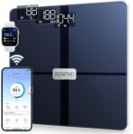 Báscula RENPHO Wi-Fi, Báscula de grasa corporal conectada por Bluetooth, 13 medidas Análisis de composición corporal y monitor de salud, Elis Aspire