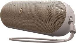 Beats Pill – Altavoz Bluetooth inalámbrico y cargador portátil mediante USB-C – Hasta 24 horas de autonomía, resistencia al agua IP67, compatible con Apple y Android, micrófono integrado – Champán
