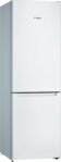 Bosch – Frigorífico Combi, 60 cm, Serie 2, NoFrost, Iluminación LED, MultiAirFlow, Blanco, KGN36NWEA