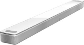 Bose Smart Ultra Soundbar con Dolby Atmos Plus Alexa, Bluetooth inalámbrico AI, sistema de sonido envolvente para TV, blanco