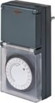 Brennenstuhl MZ 44 Temporizador / Temporizador mecánico programable con enchufe (protección IP44 para exteriores, enchufe con protección de contacto) negro