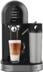 Cecotec Cafetera Semiautomática Power Instant-ccino 20 Chic Serie Nera. para café molido y cápsulas, 20 Bares, Depósito de leche 1 ml, Depósito de agua 1,7L, 1470W