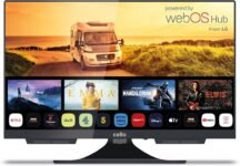 Cello C1924WS Smart TV 19 Pulgadas 12V para Autocaravana, Caravana y Camper, WebOS, Netflix, Bluetooth, DVB-T2/DVB-S2