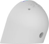 Compatible con Amazon Echo Pop (versión 2023), cubierta protectora de silicona gruesa, la base es más estable, protección de 360° y un ajuste perfecto con la carcasa del altavoz (blanco)