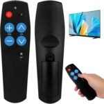 Control remoto universal, fácil de usar y configurar, control remoto para personas mayores para TV y dispositivos IR con cable