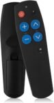 Controlador universal de TV, control remoto universal de TV con botón grande, función de aprendizaje Control remoto universal para personas mayores, TV y dispositivos de cable IR