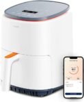 Cosori Freidora de Aire, Inteligente, Sin Aceite, 3,8L, 75-230°C, 1500W, con Recetas APP, 7 Programas, Freidora de Aire Saludable para 1-3 Personas, Apta para Lavavajillas, Blanca