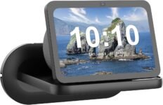 Cozycase Soporte de pared para Show 8 – Estantes flotantes para Google Nest Hub MAX y otros altavoces Bluetooth, ahorra espacio en el mostrador de la cocina del baño (negro)