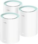 Cudy AX1500 Sistema Wi-Fi de malla WiFi 6 de doble banda, reemplaza enrutadores y extensores, cubre hasta 240㎡, 3 puertos Gigabit por unidad, admite backhaul Ethernet, paquete de 3 M1500
