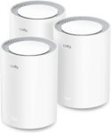 Cudy AX3000 Enrutador Wi-Fi 6 con sistema de malla 2.5G, Backhaul Ethernet, Wireguard, OpenVPN, Zerotier, CloudFlare, DDNS, M3000, paquete de 3