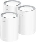 Cudy Sistema de Malla Wi-Fi 7 BE3600, 3,6 Gbps 160 MHz, Cobertura de Hasta 270 m², 3 Puertos Gigabit, Compatible con Multi-VPN, Control APP, M3600 3-Pack