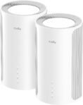 Cudy Tri-Band WiFi 7 BE11000 Sistema de Malla 6 Transmisiones 10 Gbps, 4 Puertos 2.5G, MU-MIMO, Multi-VPN, Cudy APP, Antenas Inteligentes, M11000 2-Pack