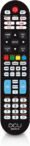 DCU TECNOLÓGICO | Control remoto universal | Mando a distancia para televisores LCD/LED | Botón para Netflix y Youtube | Negro
