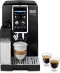 De’Longhi Dinamica Plus ECAM382.70.B, Cafetera Automática en Grano, Máquina de Capuchino con LatteCrema Caliente, Cafetera Espresso, Taza con 18 Recetas, Pantalla TFT 3,5», 1450W, Negra