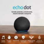 Echo Dot (5.a generación, modelo 2022) | Altavoz inteligente WiFi y Bluetooth con Alexa: con sonido más alto y amplio | Carbón