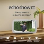 Echo Show 5 (3.a generación) | Pantalla táctil inteligente con Alexa diseñada para controlar tus dispositivos domésticos inteligentes y más | Blanco
