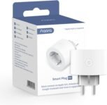 Enchufe Inteligente Aqara, Requiere HUB, Zigbee 3.0, Programación, Temporizador y Control por Voz, Control de Energía, Compatible con HomeKit, Alexa, Google Assistant y SmartThings