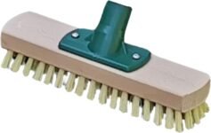 Estropajo de madera con hilo, cepillo para fregar suelos, cerdas gruesas, limpieza interior y exterior, cubierta de azulejos, jardín, baño, cocina, fregado sin mango
