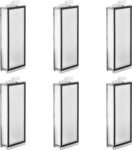 Filtro Hepa de 6 Piezas para Roborock Q5 Max+/Q7 Max/Q7 Max+/Q7/Q7+/Q8 Max/Q8 Max+/Q5 Pro/Q5 Pro+/T8 Robot, Accesorio de Filtro, Robot Aspirador, Lavable y Reutilizable