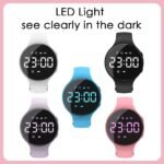 Findtime Fitness Watch (no necesita aplicación) Reloj podómetro para calorías, distancia, contador de pasos, reloj deportivo digital para mujeres y hombres, rastreador de fitness sin