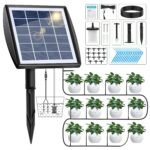 Forever Speed ​​Sistema de Riego Solar Automático con Sensor de Agua, Equipo de Autoriego con Temporizador, Manguera de 15 Metros para Plantas de Jardín Balcón