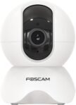 Foscam X5 Cámara IP Blanca WiFi/LAN 5MP, Seguridad, Detección Humana, Audio, Visión Nocturna.
