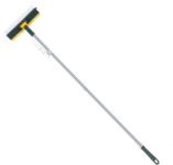 Fregadora de Pisos con Extractor, Cepillo para Pisos, Cepillo para Pisos con Raspador, Cepillo Multiusos para Mortero Giratorio de 180° y Cepillo de Cerdas Duras, Cepillo en Forma de V