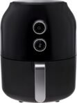 Freidora Karaca Multifry Black 3,5 L: freír saludable y crujiente sin aceite, métodos de cocción versátiles, incluido calentar y cocinar, circulación de aire caliente de 360 ​​grados para una