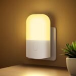 GRIFEMA GD101-1 Luz Nocturna Infantil, 3 Niveles de Brillo Regulables, Luz Nocturna con Sensor de Luz para Habitación Infantil, Baño, Pasillo, Cocina, Escaleras, 2700K Blanco Cálido