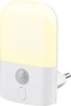 GRIFEMA GD103-1 Luz Nocturna Infantil, 5 Niveles de Brillo Regulables, Luz Nocturna con Sensor de Movimiento para Habitación Infantil, Baño, Pasillo, Cocina, Escaleras, 2700K Blanco Cálido
