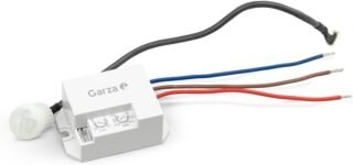 Garza – Detector de movimiento por infrarrojos incorporado, con ángulo de detección de 360°