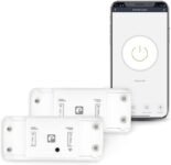 Garza Smart – Pack de 2 Controladores, Switch Inteligente Wifi Integrado, Programable, Control por Voz y App, Alexa/Google, Wifi 2.4GHz, Blanco