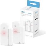 Garza Smart – Paquete de 2 sensores de apertura de puertas y ventanas, requiere kit de alarma Heron, control remoto mediante aplicación iOS/Android