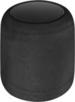 Geekria Funda de licra para altavoz inteligente Apple HomePod 2/1, cubierta antipolvo, funda de repuesto para altavoz Bluetooth (negro)