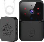 Genérico Timbre de Video inalámbrico WiFi, intercomunicador de Seguridad para el hogar Inteligente, cámara de Timbre de Video HD con batería de Larga duración para el hogar, Villa, Hotel