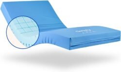 Geriafy – Colchón HR Origin 15 cm | Corte Superior en Rejilla, Transpirabilidad y Comodidad | Cubierta impermeable | Apto para cama articulada (90 x 190 cm)