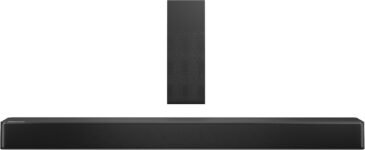 Hisense HS2100 Barra de Sonido 2.1, 240W, Dolby Audio, DTS Virtual X, Bluetooth 5.3, HDMI ARC/Óptico/AUX/USB, 6 Modos de Sonido, Modo TV, EzPlay
