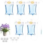 Holiday Watering 5 Pack (3,5L) – Sistema de Goteo Automático Sin Conexión de Agua con Válvula Regulable, Ideal para Macetas de Balcón y Terraza