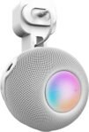 Homepod Mini Wall Mount – Soporte de pared para Homepod Mini Speaker – Ahorro de espacio, excelente gestión de cables sin enredos (blanco)