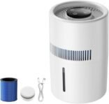 Humidificador inteligente de gran capacidad de 4 litros con purificación de iones negativos y funcionamiento silencioso para habitaciones de hasta 50㎡, blanco