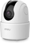 Imou Cámara IP WiFi Interior 2K(3MP) con Detección Humana, Cámara de Vigilancia WiFi Interior 360° con Sirena, Audio Bidireccional, Modo Privacidad, Compatible con Alexa para Bebés/Mascotas