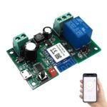 Interruptor WiFi inalámbrico instantáneo/Módulo DIY de bloqueo automático/Aplicación Smart Life Control remoto inteligente de automatización del hogar, Compatible con Alexa/Google Assiatant/IFTTT