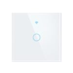 Interruptor de control de luz de pared inalámbrico inteligente, con RF433 90V-250V 100V-250V, canal único para soluciones de automatización en tecnología de hogar inteligente, funciona