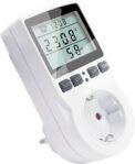 KETOTEK Medidor de Consumo Eléctrico, Enchufe Medidor de Potencia, Monitor de Electricidad con Pantalla LCD 11 Modos, Protección Contra Sobrecarga 3680W/16A