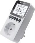 KETOTEK – Toma de corriente con pantalla LCD retroiluminada, 3680 W, medidor de potencia, medidor de potencia, medición del consumo eléctrico, medidor eléctrico